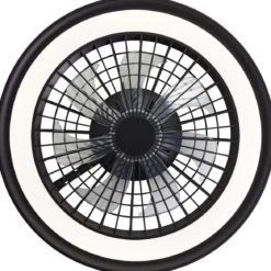 Brilliant AG Leuchten G99280-06 Palmero LED Deckenleuchte mit Ventilator RGBW