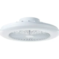 Brilliant AG Leuchten G60020-05 Salerno LED Deckenleuchte 49cm mit Ventilator weiß