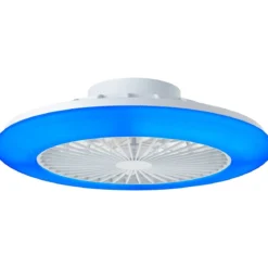 Brilliant AG Leuchten G60020-05 Salerno LED Deckenleuchte 49cm mit Ventilator weiß