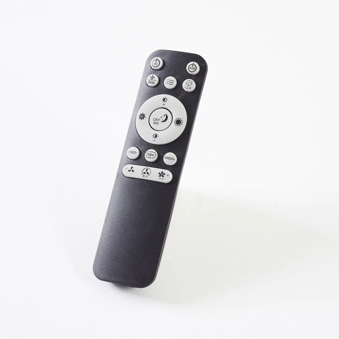Brilliant AG Leuchten G60060-09 Slimline LED Deckenleuchte 49cm mit Ventilator natur schwarz
