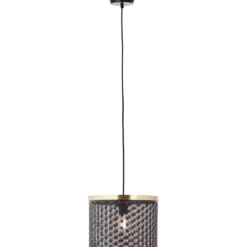 Brilliant AG Leuchten 99281-86 Neolia Pendelleuchte schwarz gold