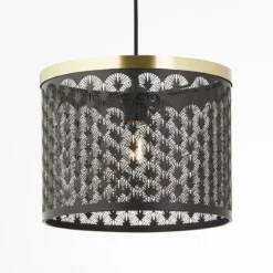Brilliant AG Leuchten 99281-86 Neolia Pendelleuchte schwarz gold