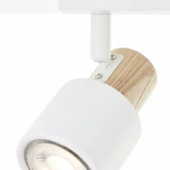 Brilliant AG Leuchten 10147-75 Pini Spotbalken 4-flammig weiß holz