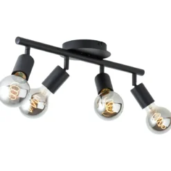 Brilliant AG Leuchten 99683-06 Tiffany Deckenspot 4-flammig schwarz