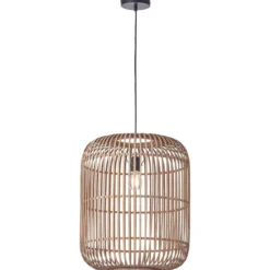 Brilliant AG Leuchten 99404-20 Woodrow Pendelleuchte 45cm hellbraun