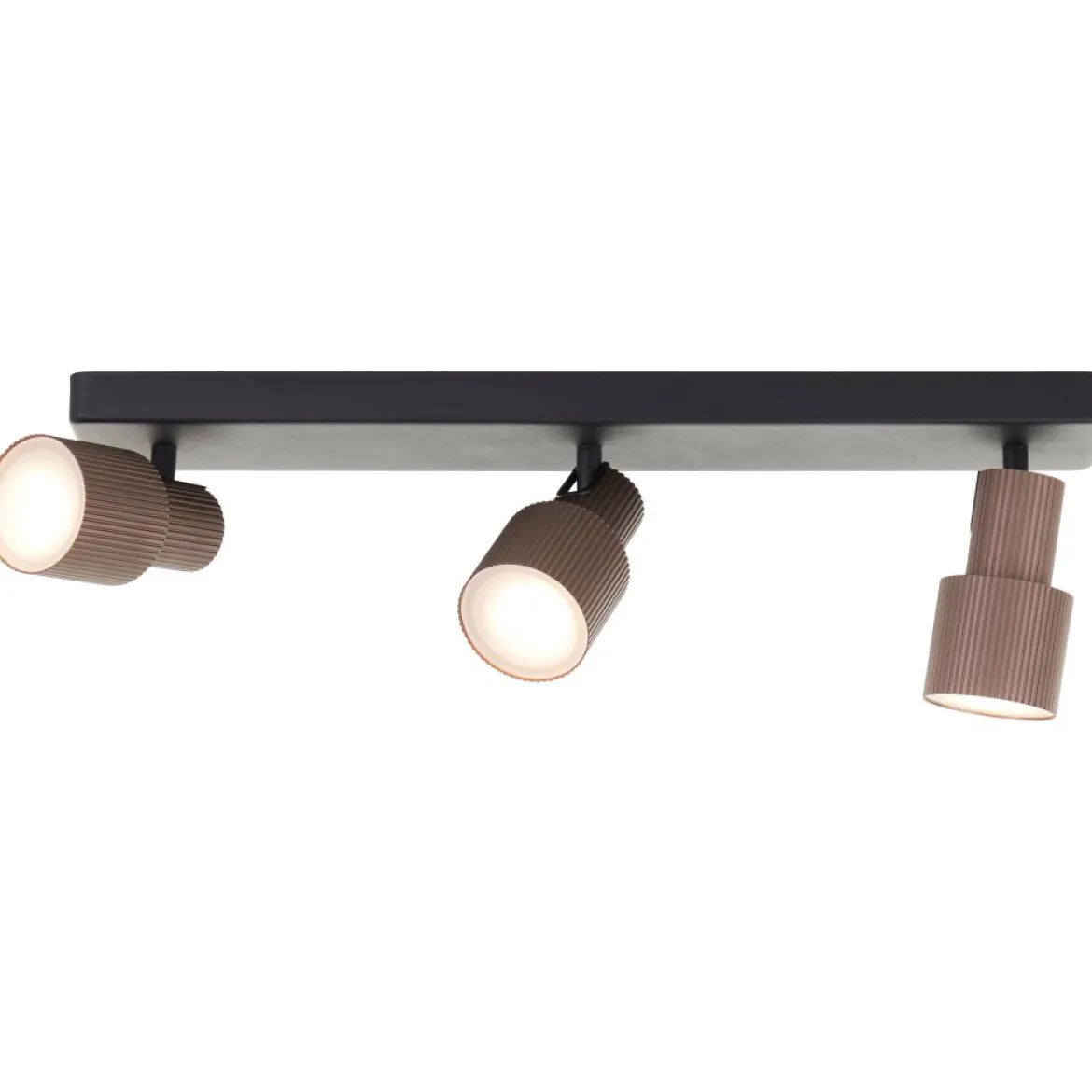 Brilliant Leuchten G01416-76 Cadiz LED Spotbalken 3-flammig schwarz bronze