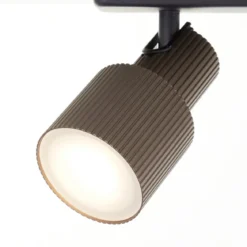 Brilliant Leuchten G01413-76 Cadiz LED Spotbalken 2-flammig schwarz bronze gebürstet