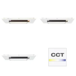 Brilliant Leuchten G99588-75 LED Deckenleuchte Hutson weiß schwarz