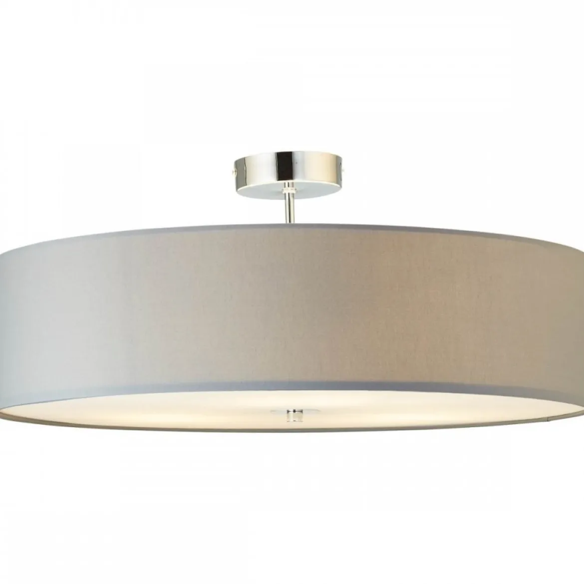 Brilliant Leuchten No. 93522-22 Andria Deckenleuchte 60cm chrom hellgrau E27