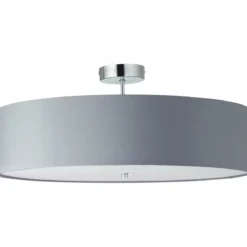 Brilliant Leuchten No. 93522-22 Andria Deckenleuchte 60cm chrom hellgrau E27