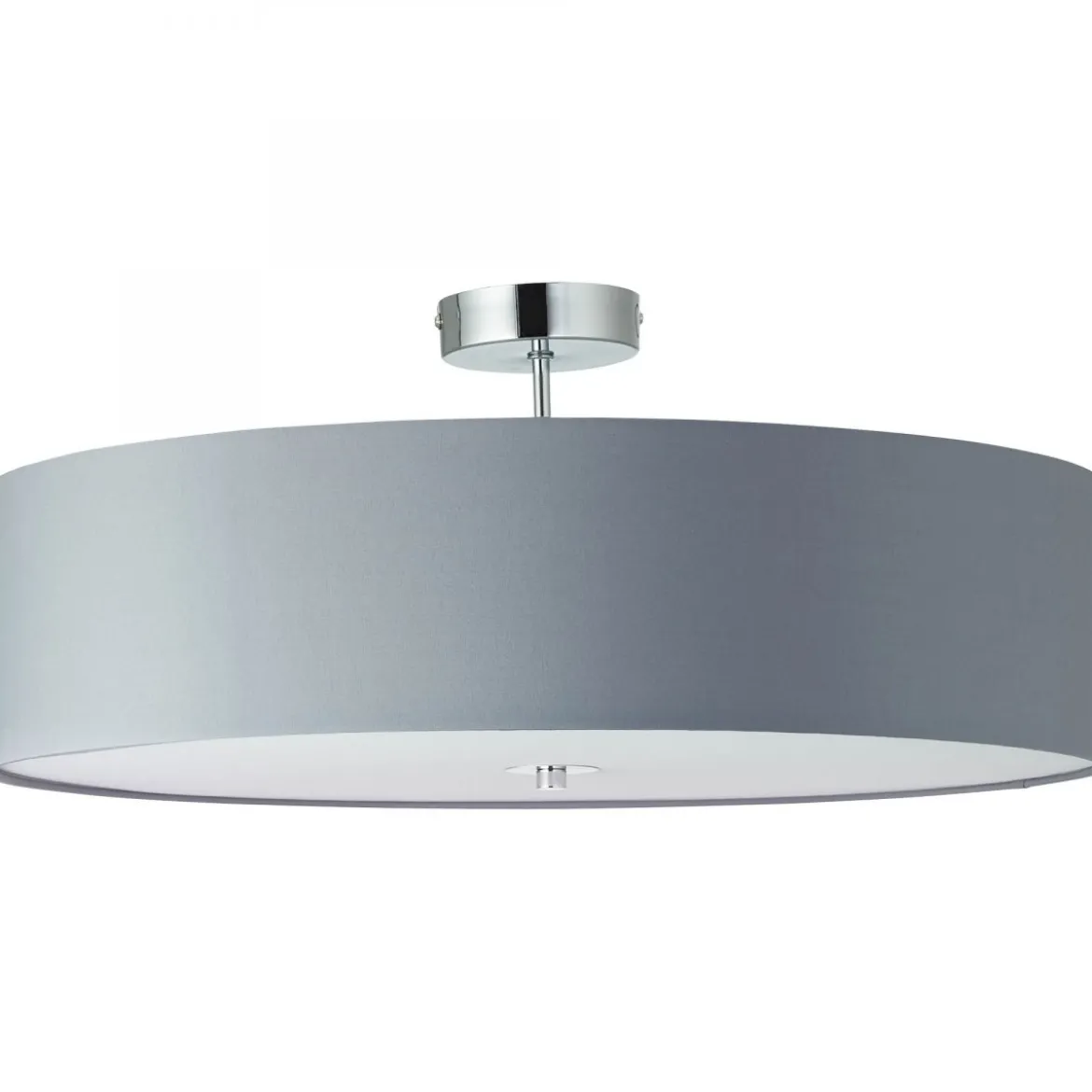 Brilliant Leuchten No. 93522-22 Andria Deckenleuchte 60cm chrom hellgrau E27