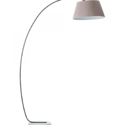 Brilliant Leuchten No. 92712-20 Brok Bogenstandleuchte 1-flammig 2m E27 taupe