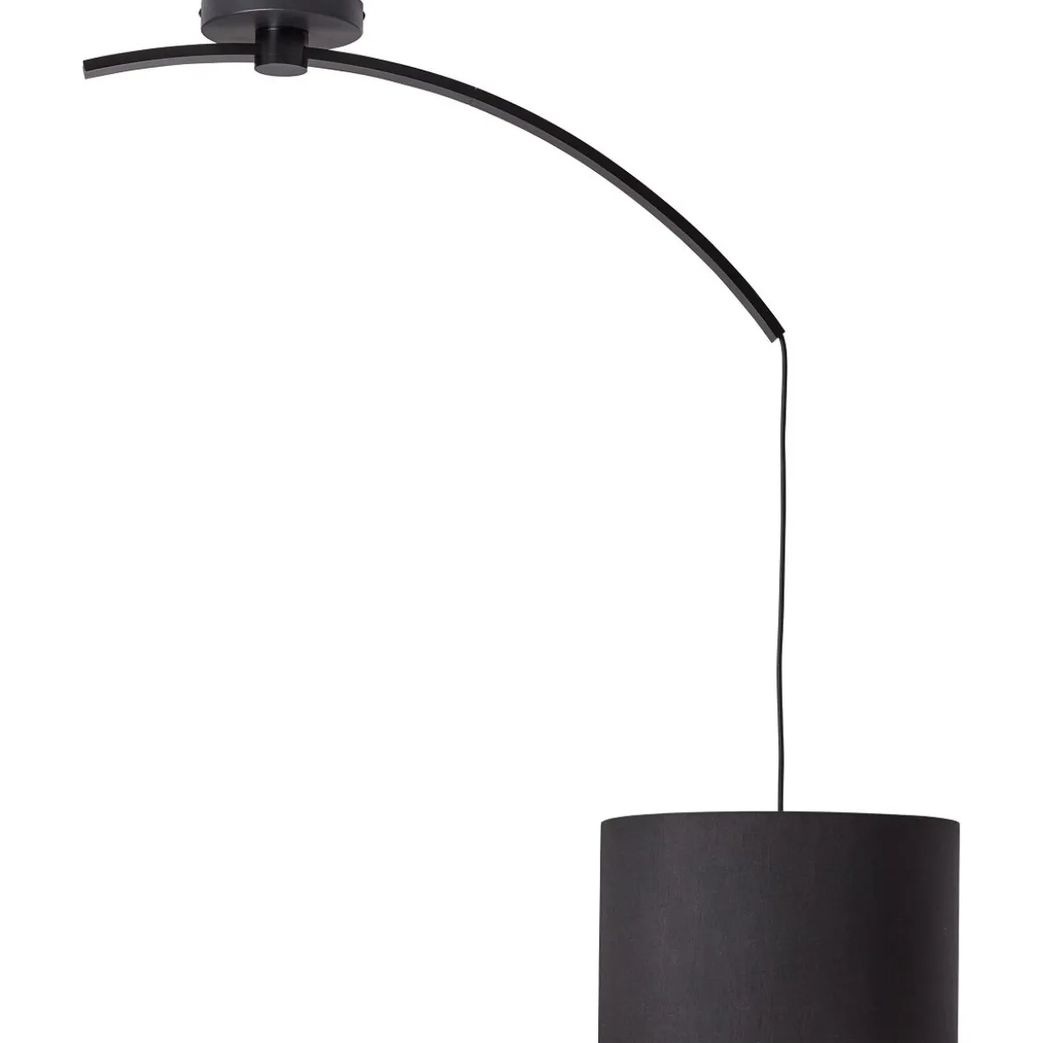 Brilliant Leuchten No.90247-06 Daria Pendelleuchte mit Auslegearm schwarz E27