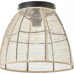 Brilliant Leuchten No. 99483-76 Deckenleuchte Tanah 1-flammig E27 schwarz natur