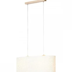 Brilliant Leuchten No. 99188-75 Galance Pendelleuchte 2-flammig holz hell weiß E27