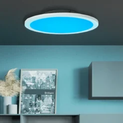 Brilliant Leuchten No. G97060-05 LED Deckenaufbau-Paneel Abie Ø 40cm
