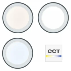 Brilliant Leuchten No. G97191-63 LED-Deckenleuchte Tessy 39cm anthrazit weiß chrom