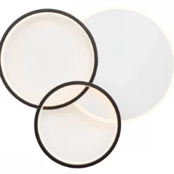 Brilliant Leuchten No. G99386-75 LED Deckenleuchte Davinson 55cm 36W 3000K weiß schwarz