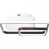 Brilliant Leuchten No. G99384-75 LED Deckenleuchte Cava 40x40cm CCT 42W weiß schwarz