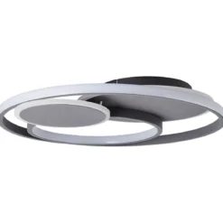 Brilliant Leuchten No. G99371-22 LED Deckenleuchte Runda 50cm 43W 3000-6000K dunkelgrau matt