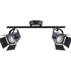 Brilliant Leuchten No. G08913-76 LED Spotrohr Movie GU10 2-flammig schwarz matt