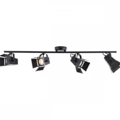 Brilliant Leuchten No. G08931-76 LED Spotrohr Movie GU10 4-flammig schwarz matt