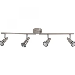 Brilliant Leuchten No. G57432-77 LED Spotrohr Ryan 4-flg GU10 eisen chrom