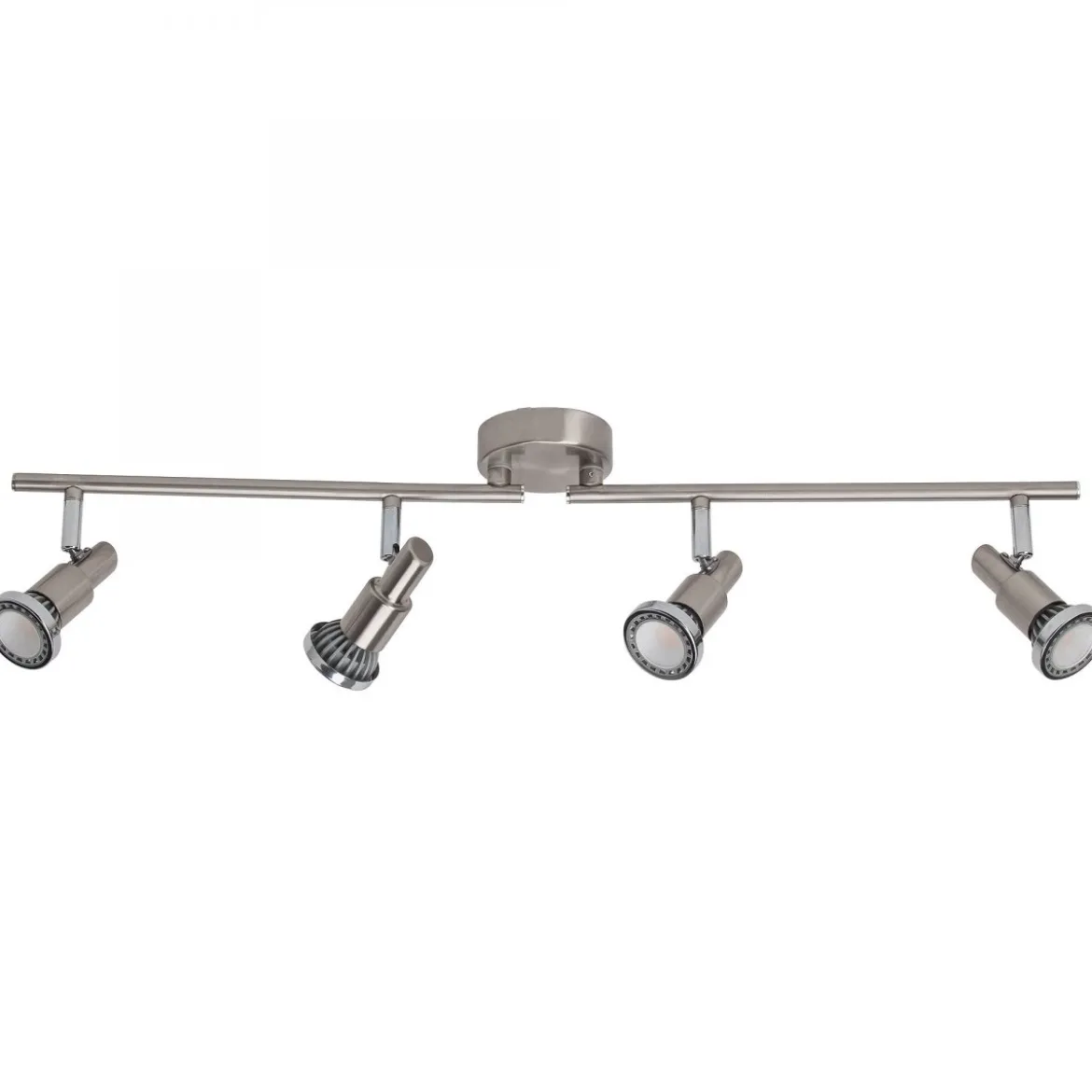 Brilliant Leuchten No. G57432-77 LED Spotrohr Ryan 4-flg GU10 eisen chrom
