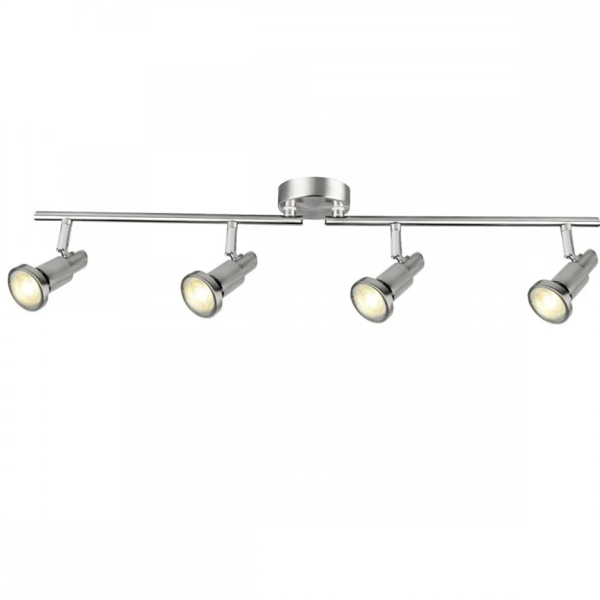 Brilliant Leuchten No. G57432-77 LED Spotrohr Ryan 4-flg GU10 eisen chrom