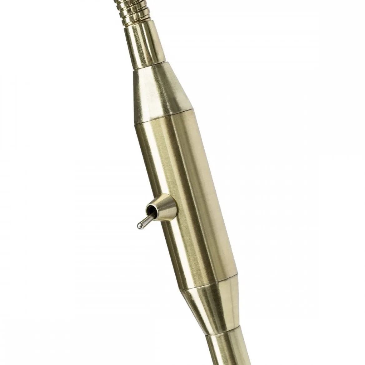 Brilliant Leuchten No. G16358-18 LED Standleuchte Philo E14 messing-gebürstet weiß
