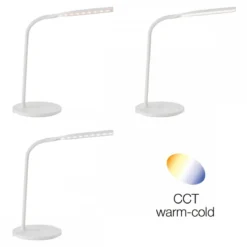Brilliant Leuchten No. G93101-05 LED Tischleuchte Joni weiß Induktionsladeschale