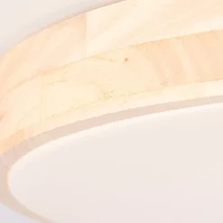 Brilliant Leuchten No. G97068-75 Slimline LED Wand- & Deckenleuchte 49cm holz hell weiß 3000-6000K