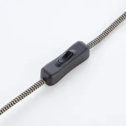 Brilliant Leuchten No. 82149-46 LED Tischleuchte Plow schwarz-stahl Holz