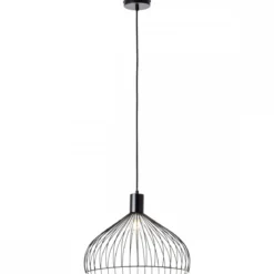 Brilliant Leuchten No. 99392-06 Pendelleuchte Blacky 1-flammig E27 schwarz matt