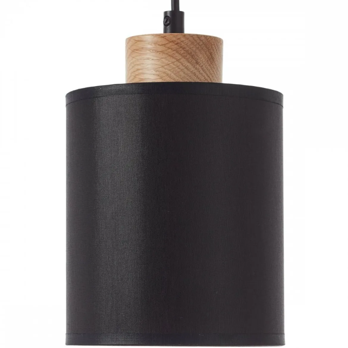Brilliant Leuchten No. 99413-76 Pendelleuchte Vonnie 4-flammig E27 schwarz holzfarbend