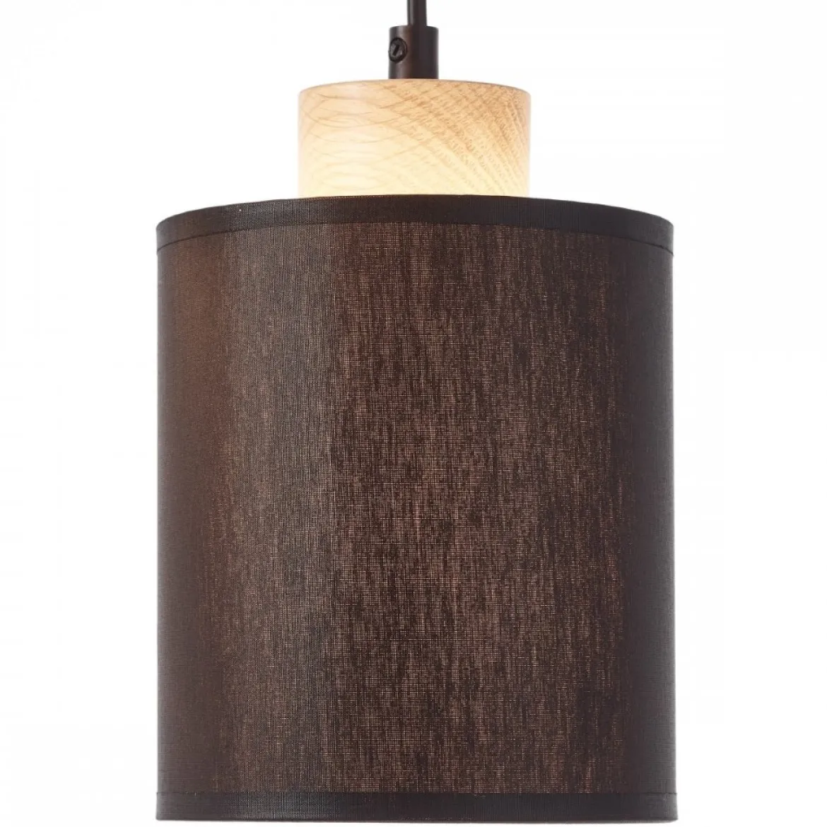 Brilliant Leuchten No. 99413-76 Pendelleuchte Vonnie 4-flammig E27 schwarz holzfarbend