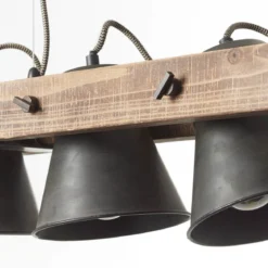 Brilliant Leuchten No. 85873-46 Pendelleuchte Decca 3-flammig E27 schwarz stahl