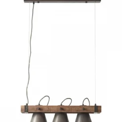Brilliant Leuchten No. 85873-46 Pendelleuchte Decca 3-flammig E27 schwarz stahl