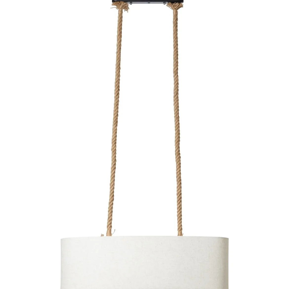 Brilliant Leuchten No. 99195-09 Sailor Pendelleuchte 2-flammig natur weiß E27