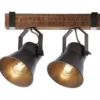 Brilliant Leuchten No. 85829-46 Spotbalken Decca 2-flammig E27 schwarz stahl