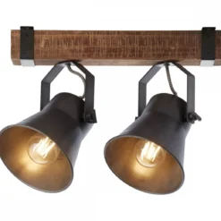 Brilliant Leuchten No. 85829-46 Spotbalken Decca 2-flammig E27 schwarz stahl