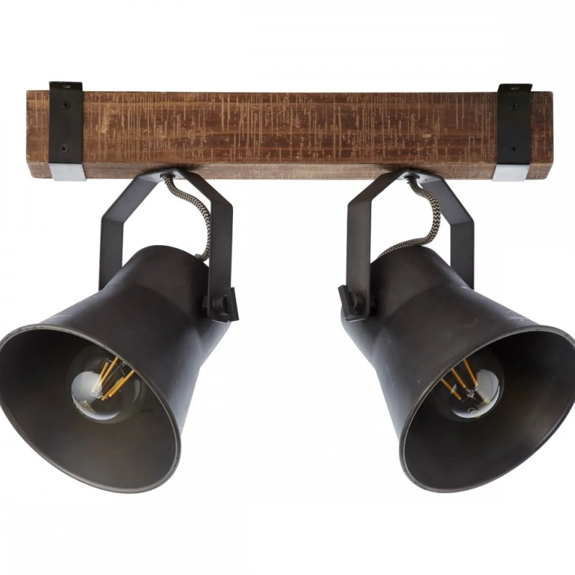 Brilliant Leuchten No. 85829-46 Spotbalken Decca 2-flammig E27 schwarz stahl