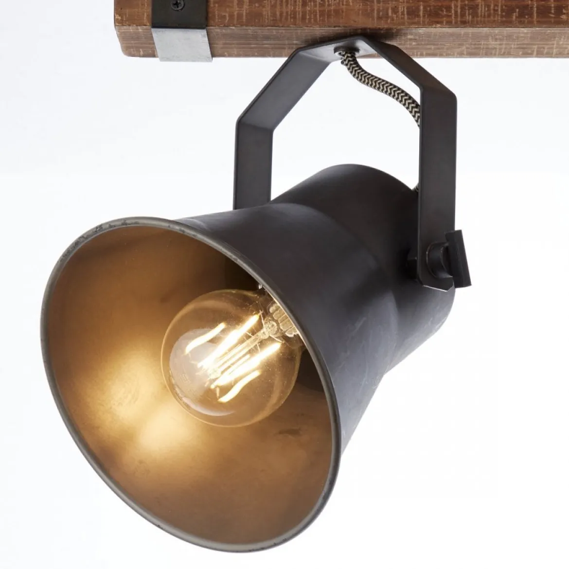 Brilliant Leuchten No. 85829-46 Spotbalken Decca 2-flammig E27 schwarz stahl