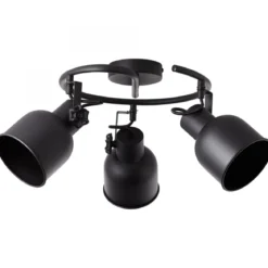 Brilliant Leuchten No. 49633-76 Spotspirale Rolet 3-flammig E14 sand schwarz
