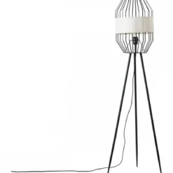 Brilliant Leuchten No. 93132-76 Standleuchte Slope 150cm E27 schwarz natur