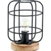 Brilliant Leuchten No. 93056-66 Tischleuchte Gwen E27 schwarz antik holz