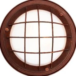 Brilliant Leuchten No. 94491-60 Wand- und Deckenleuchte Typhoon E27 29 cm rostfarbend