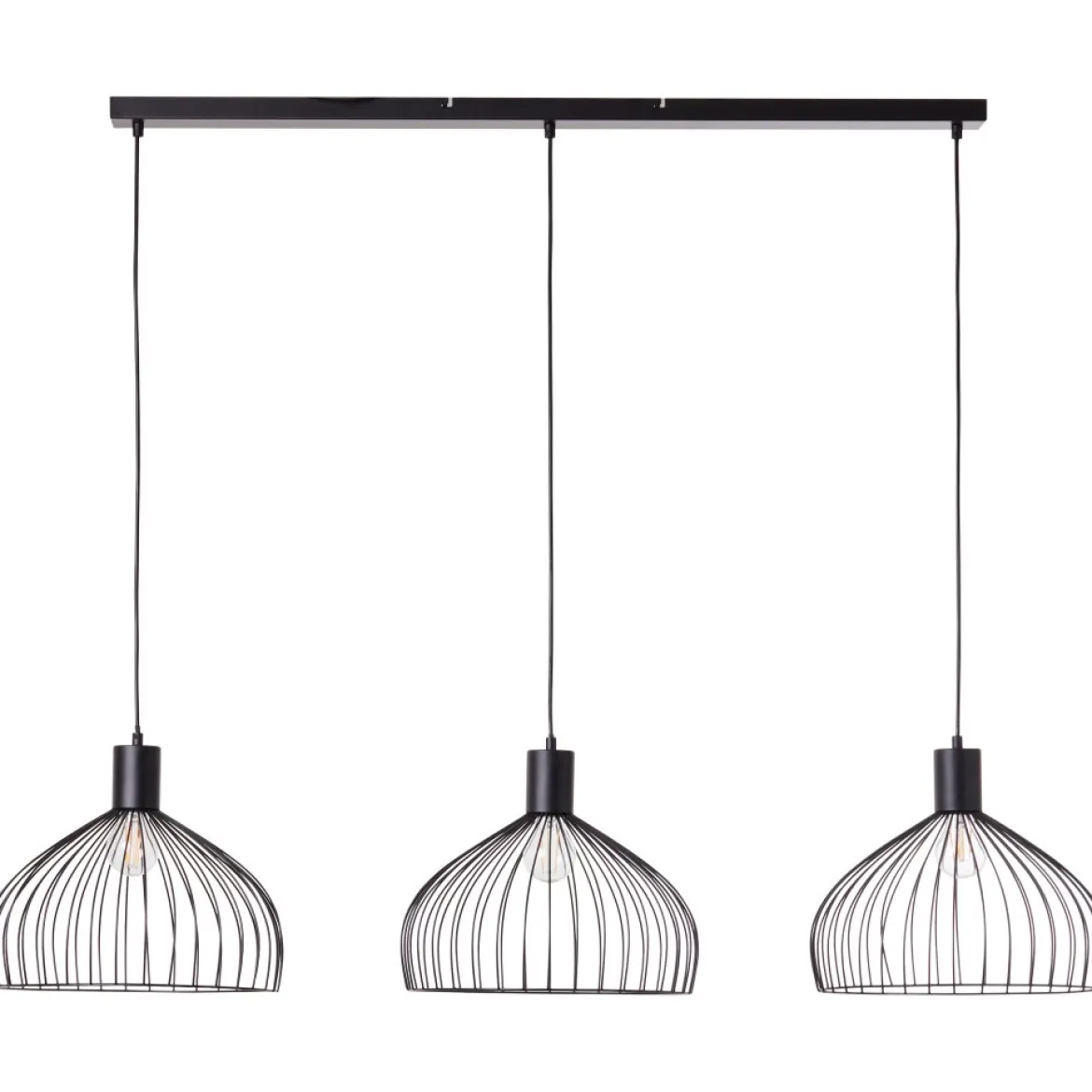 Brilliant Leuchten 99605-06 Pendelleuchte Blacky 3-flammig schwarz E27