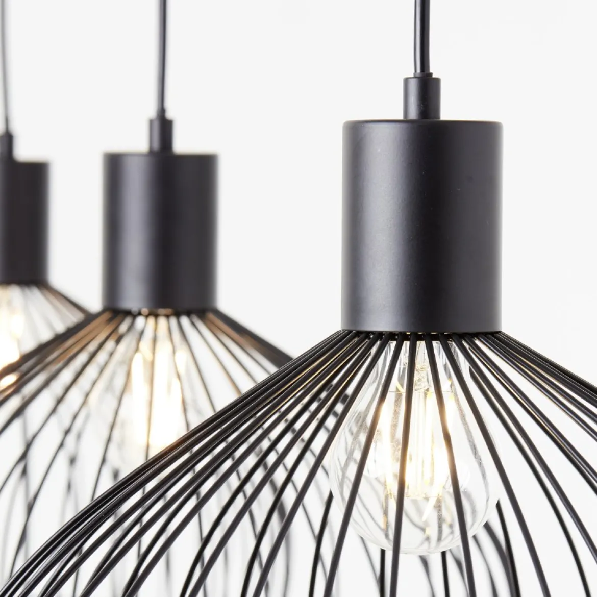 Brilliant Leuchten 99605-06 Pendelleuchte Blacky 3-flammig schwarz E27
