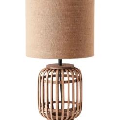 Brilliant Leuchten 93148-09 Tischleuchte Woodrow natur E27